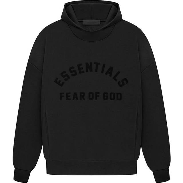 Fear of God Essentials Jet Black Hoodie