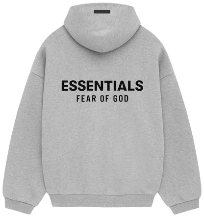 Fear of God Essentials Grey Fleece Hoodie