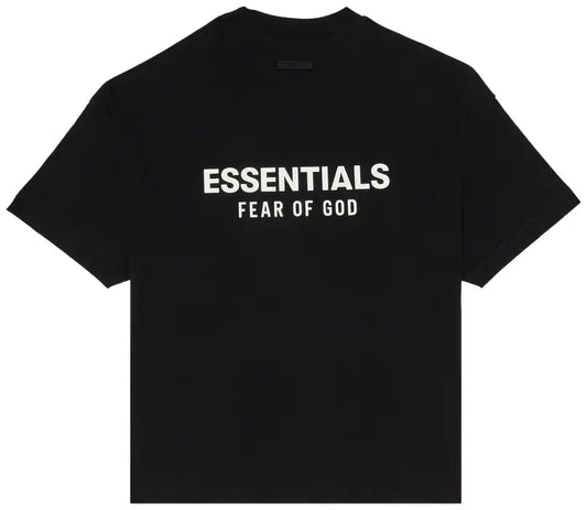 Fear of God Essentials Jet Black Tee SS25