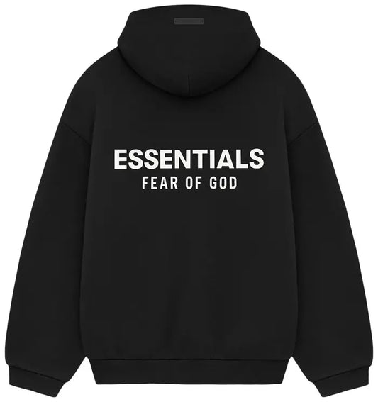 Fear of God Essentials Black Fleece Hoodie