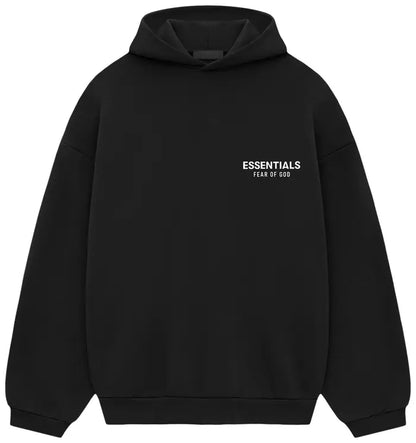 Fear of God Essentials Black Fleece Hoodie