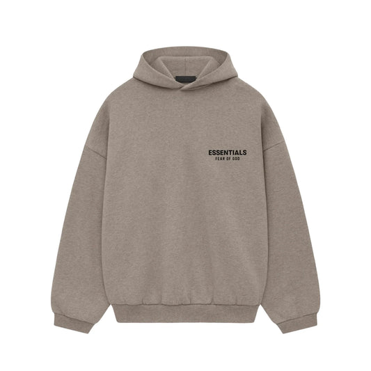 Fear of God Essentials Heather Grey Fleece Hoodie