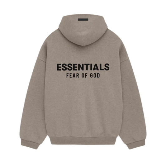 Fear of God Essentials Heather Grey Fleece Hoodie
